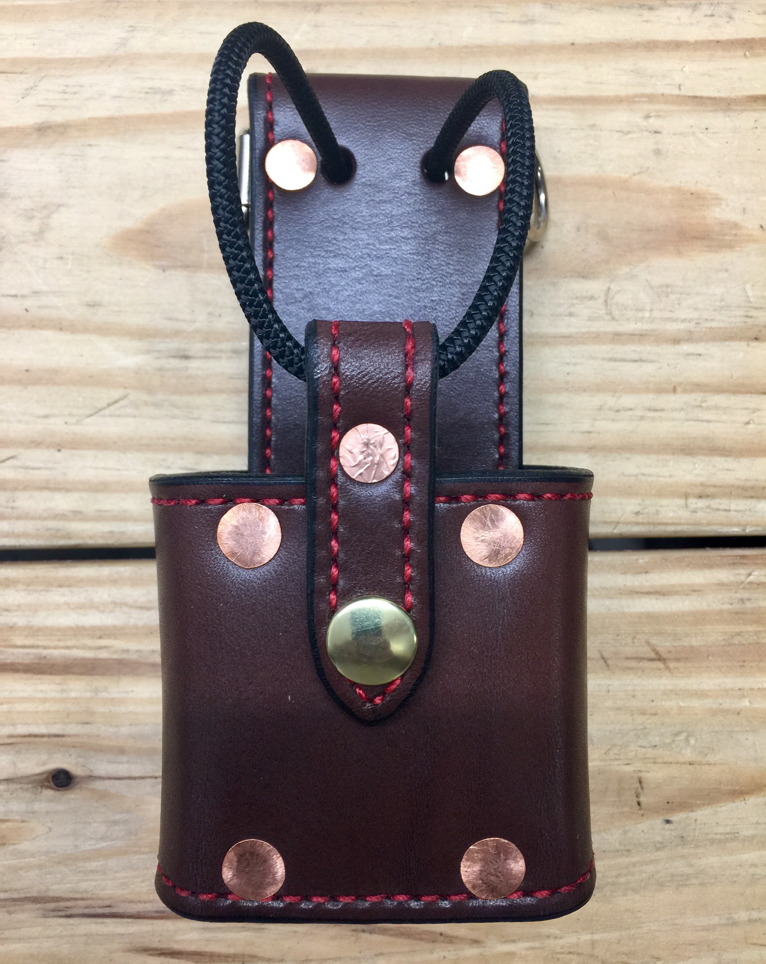 Tactical Style Radio Holder w/ Stitching – Second Alarm Custom Leather